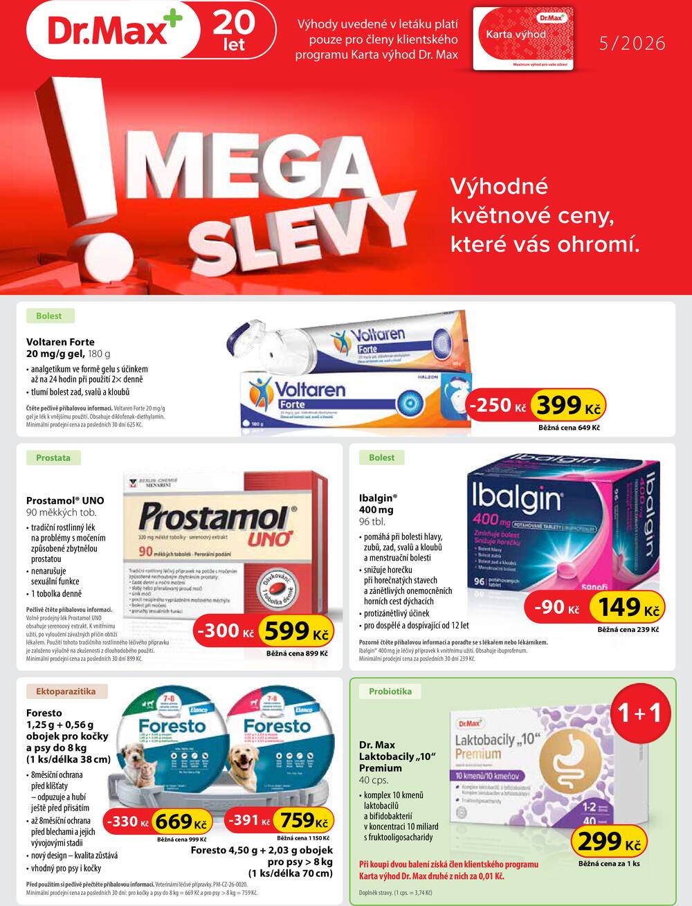 Leták Dr. Max